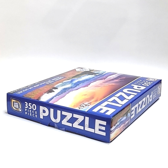 350 Piece Sunset Field Mini Travel Size Puzzle - Picture 4 of 7